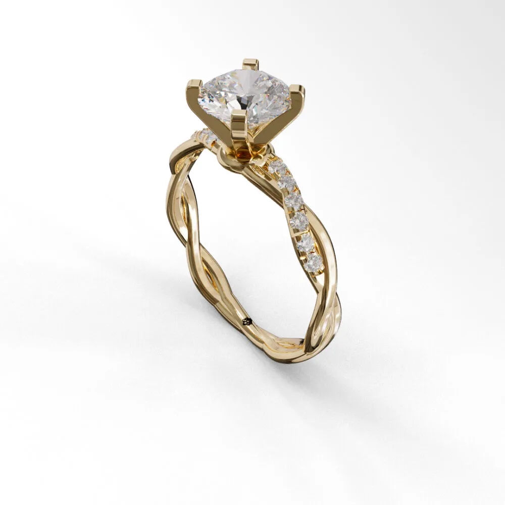 Anel em Ouro 18K Serenity - Imagem 1